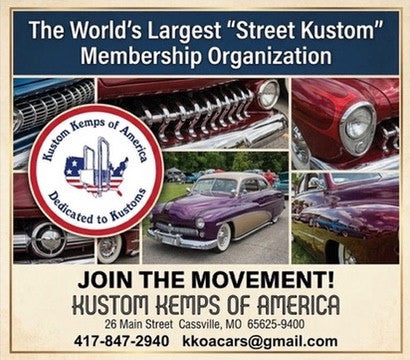 Kustom Kemps of America sponsor advertisement