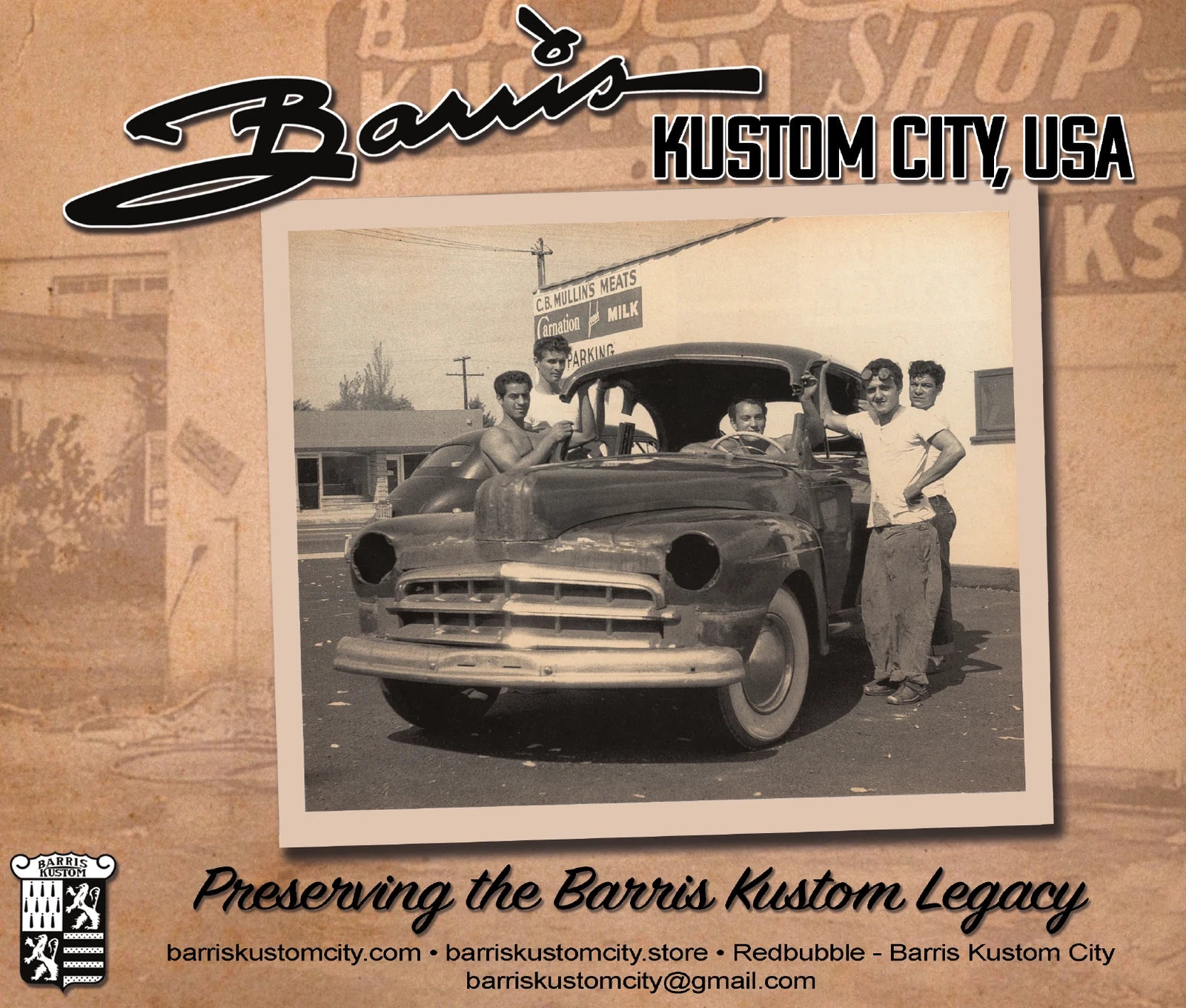 Barris Kustom City advertisement from Issue Two
